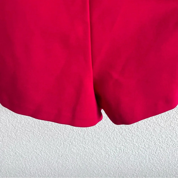 Urban Outfitters Red Off Shoulder Ruffle Romper - Picture 4 of 12